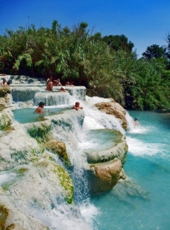 Saturnia Hot Springs (Southern Tuscany, Italy) 